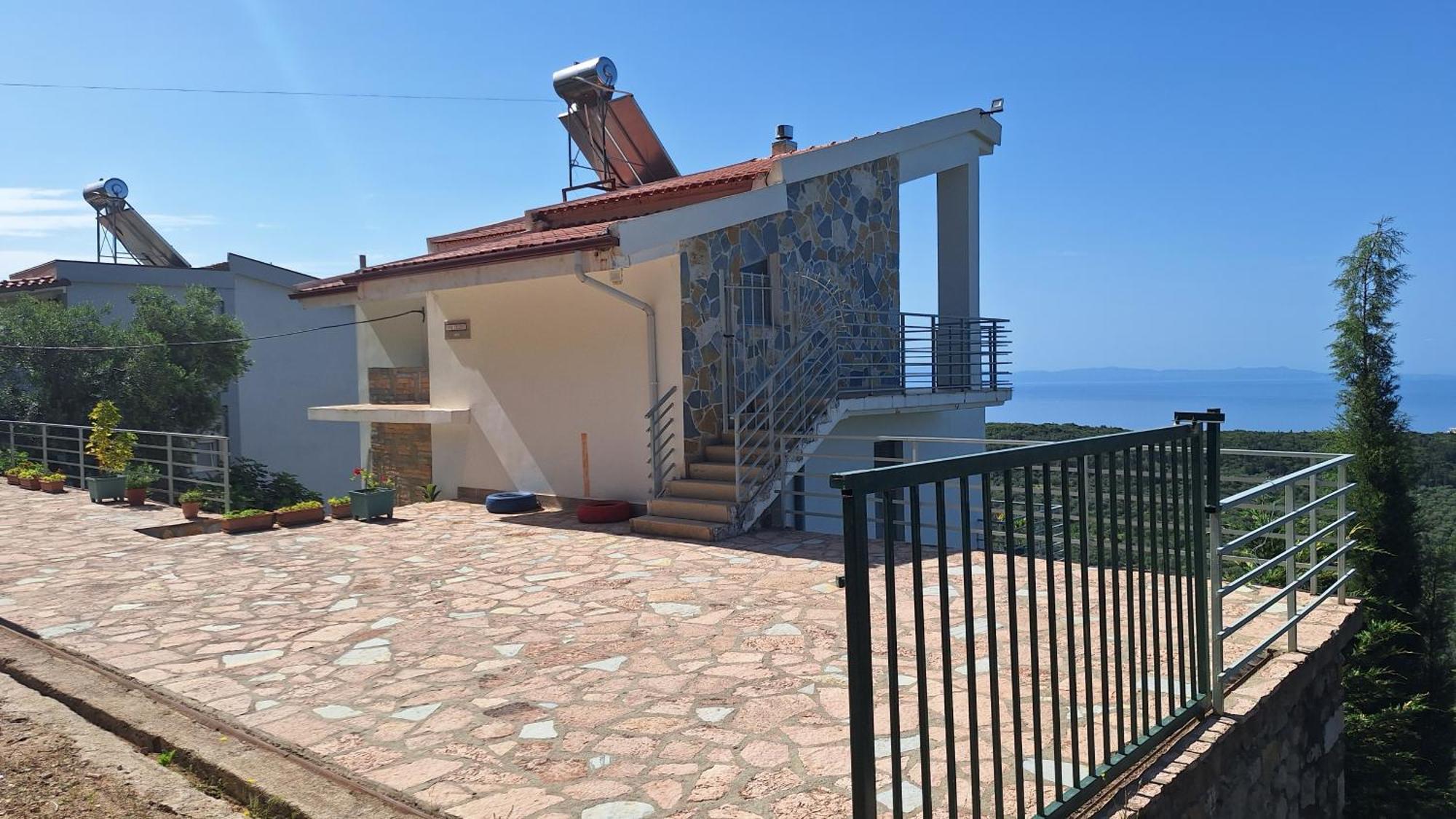 Vila Tatjana Pension Vuno Buitenkant foto